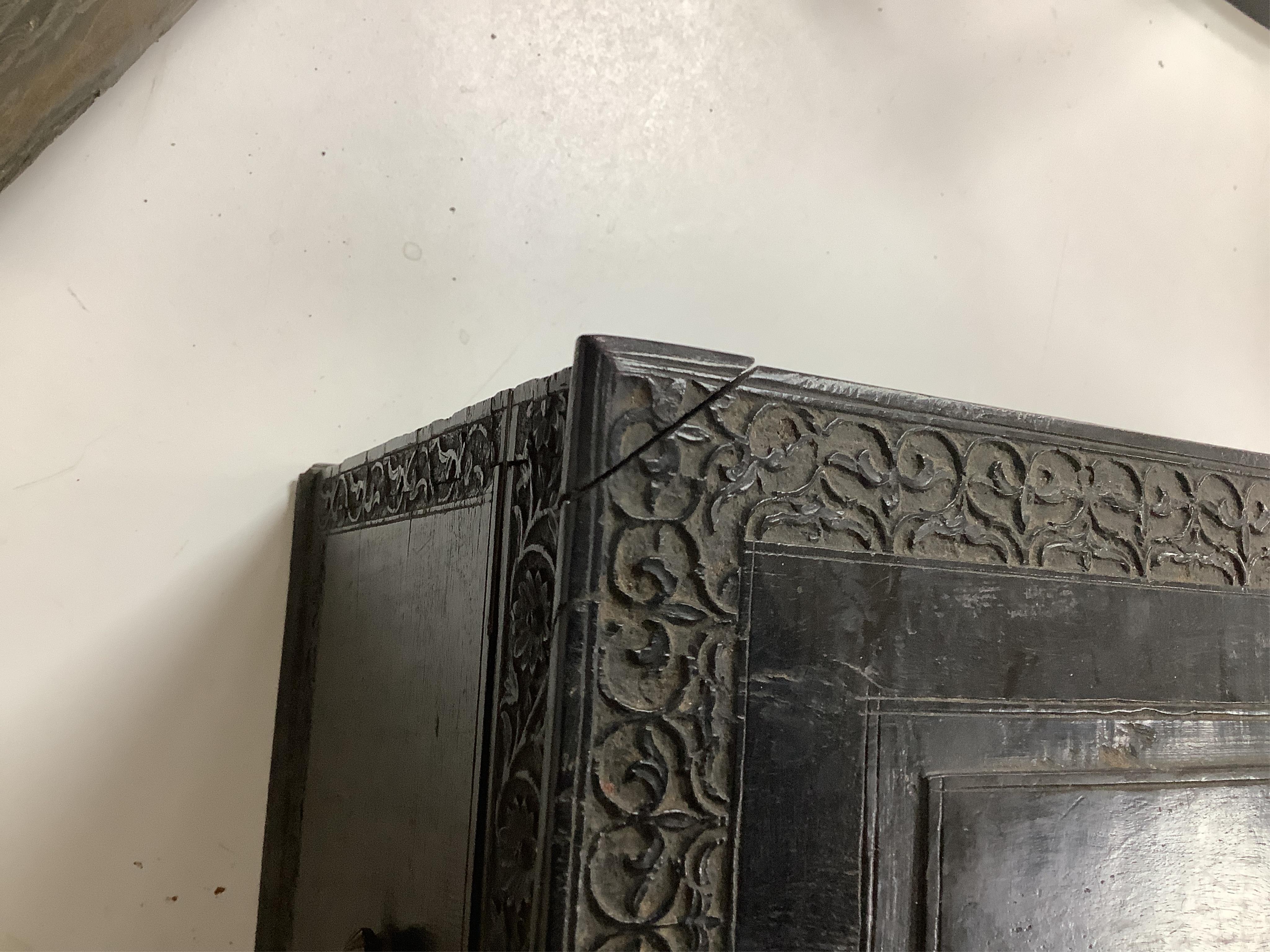 A 19th-century Indian hardwood and ivory inlaid box, 43cm wide x 25cm deep x 17cm high CITES Submission reference, RKMVPR3B